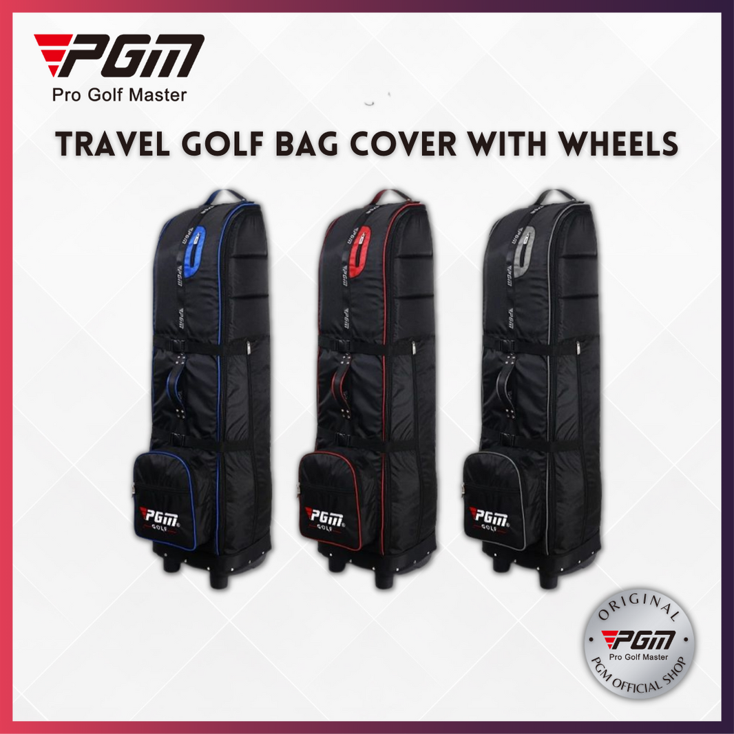 PGM Pro Golf Master ゴルフ トラベルカバー PGM Travel Cover Bag Golf Padded Standing Wheeled Sarung Penutup