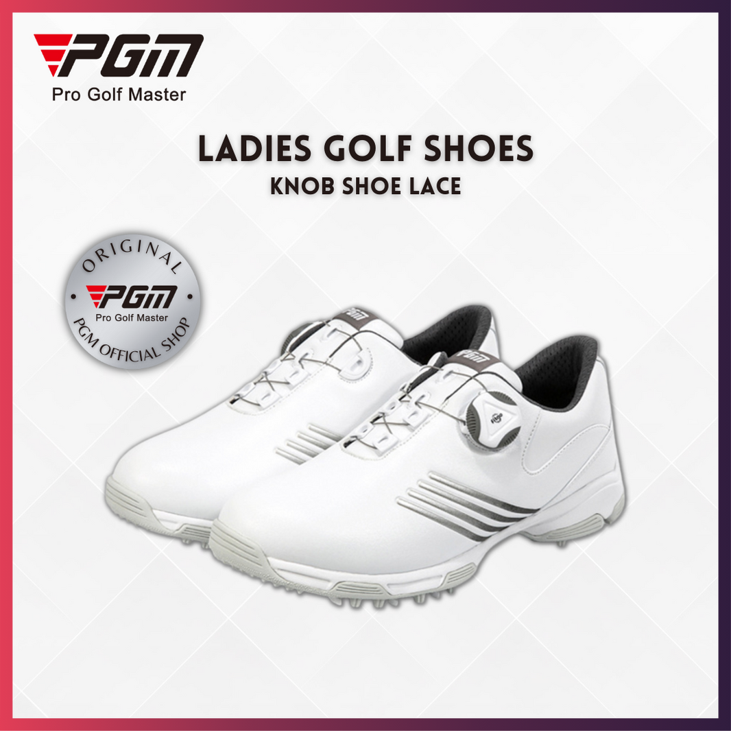 PGM Ladies Golf Shoes Waterproof Easy Knob Shoe Lace Sepatu Golf